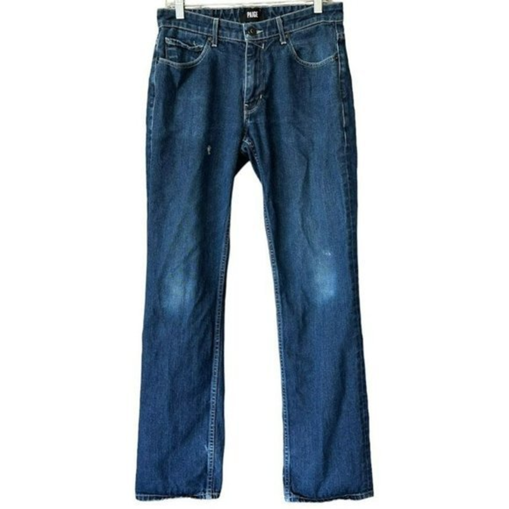 Paige Doheny Classic Straight Leg‎ Jeans Dark Wash Mens 31 x 31